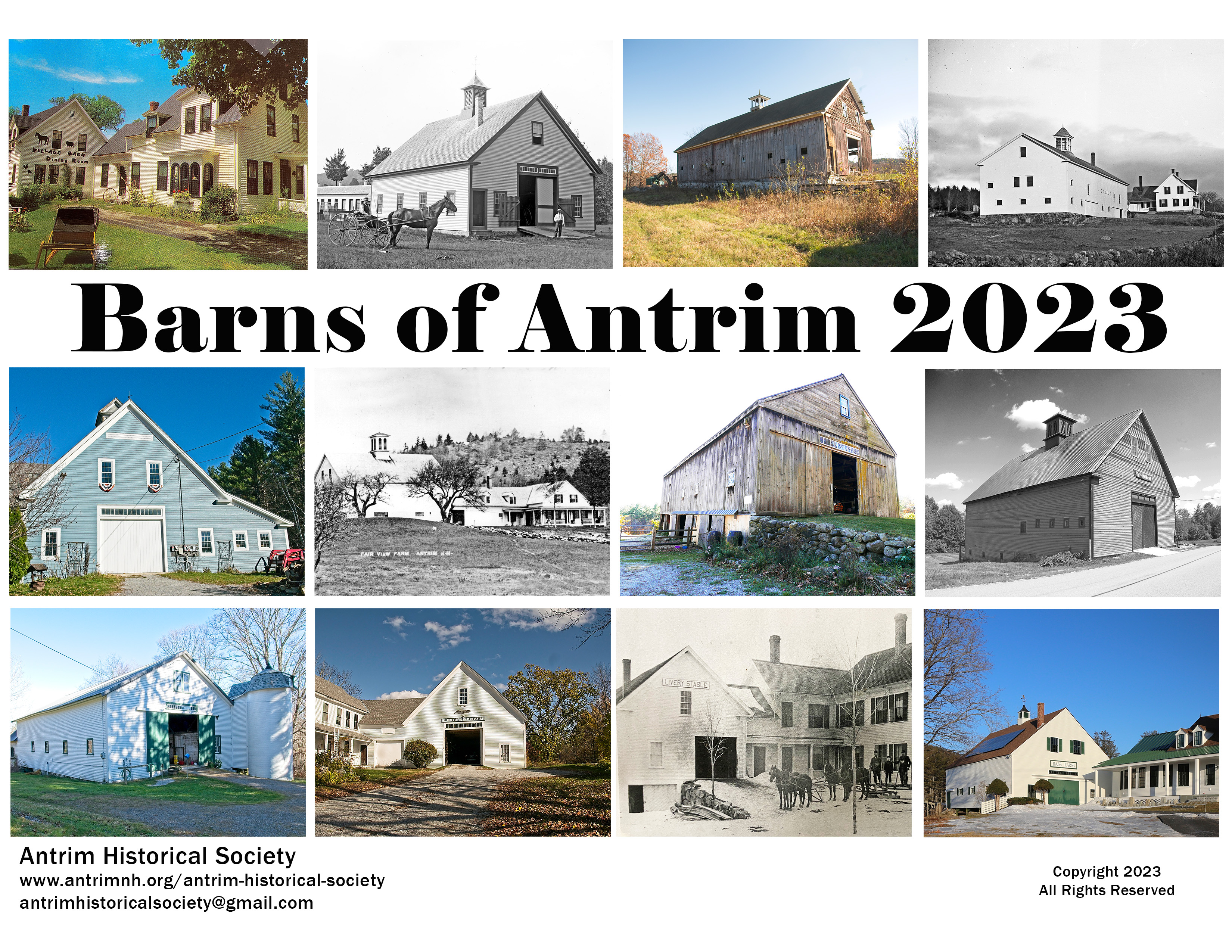 Barns of Antrim 2023 Calendar