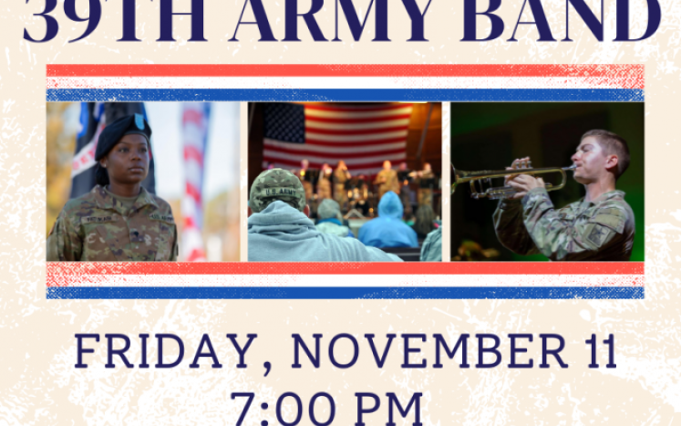 Antrim Recreation provides opportunity to get to Giles Series presentation of the 39th Army Band on Veterans Day